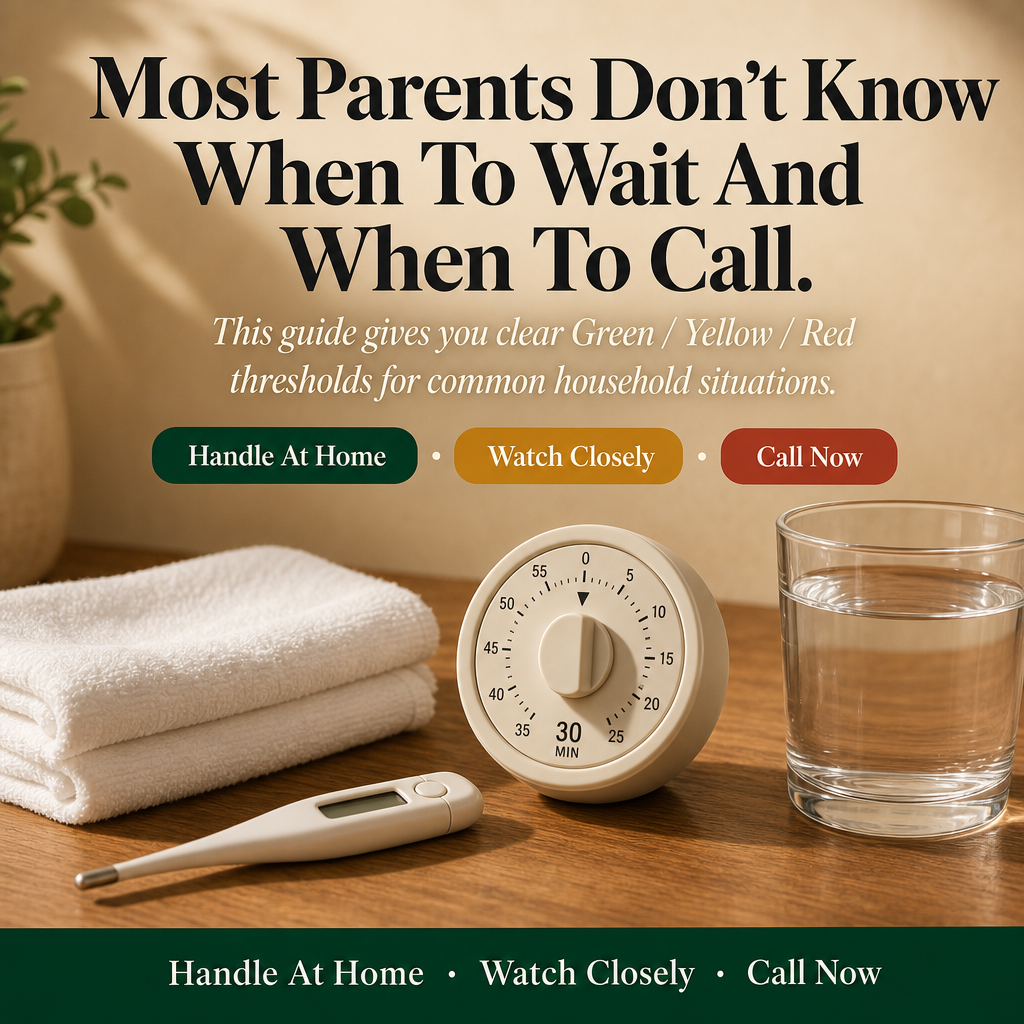 The Family Home Plan: What to Do First When Something Goes Wrong