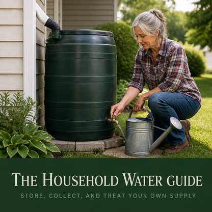 The Household Water Guide: How to Store, Collect, and Treat Your Own Supply