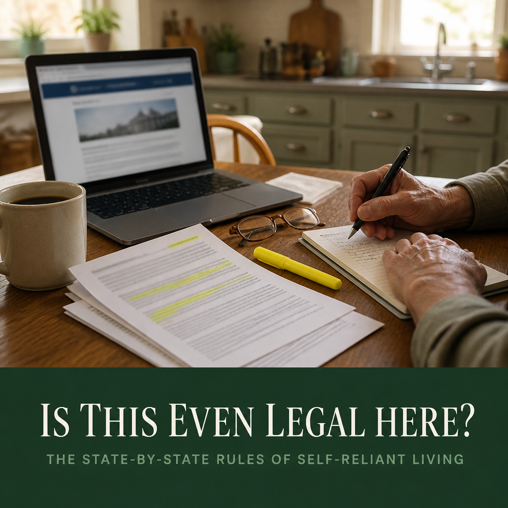Is This Even Legal Here? The State-by-State Rules of Self-Reliant Living